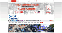 Desktop Screenshot of gazetegercek.net
